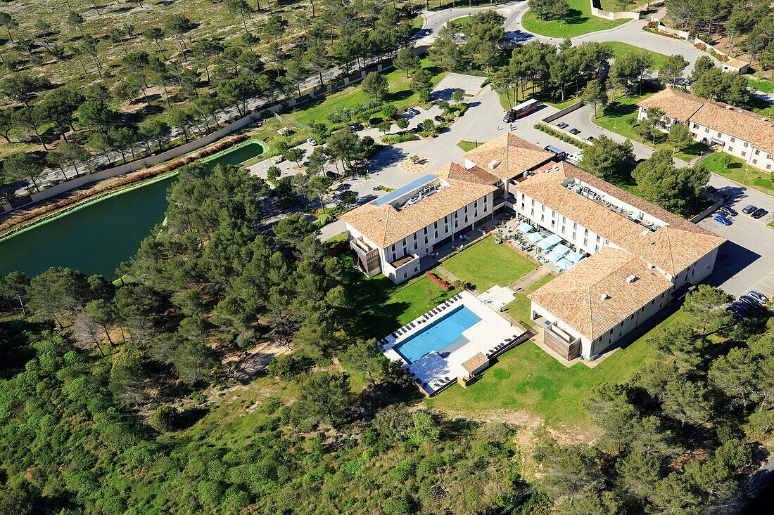 France,Var,Le Castellet,Grand Prix Hotel (aerial view)