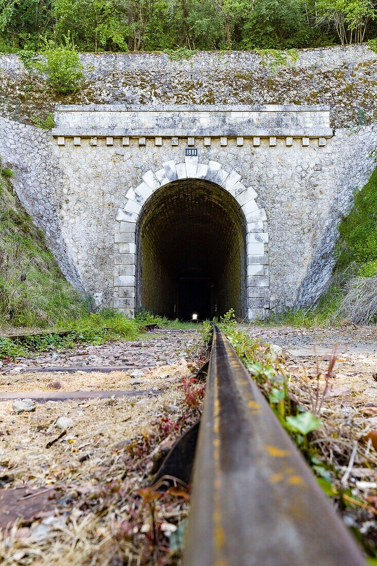 France,Loir et Cher,Saint Rimay,German headquarters W3,North entrance of the railway tunnel