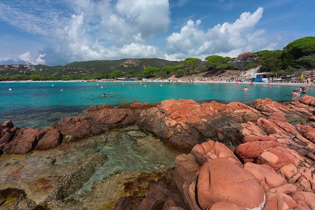 France,Corse du Sud,Porto Vecchio,Palombaggia beach