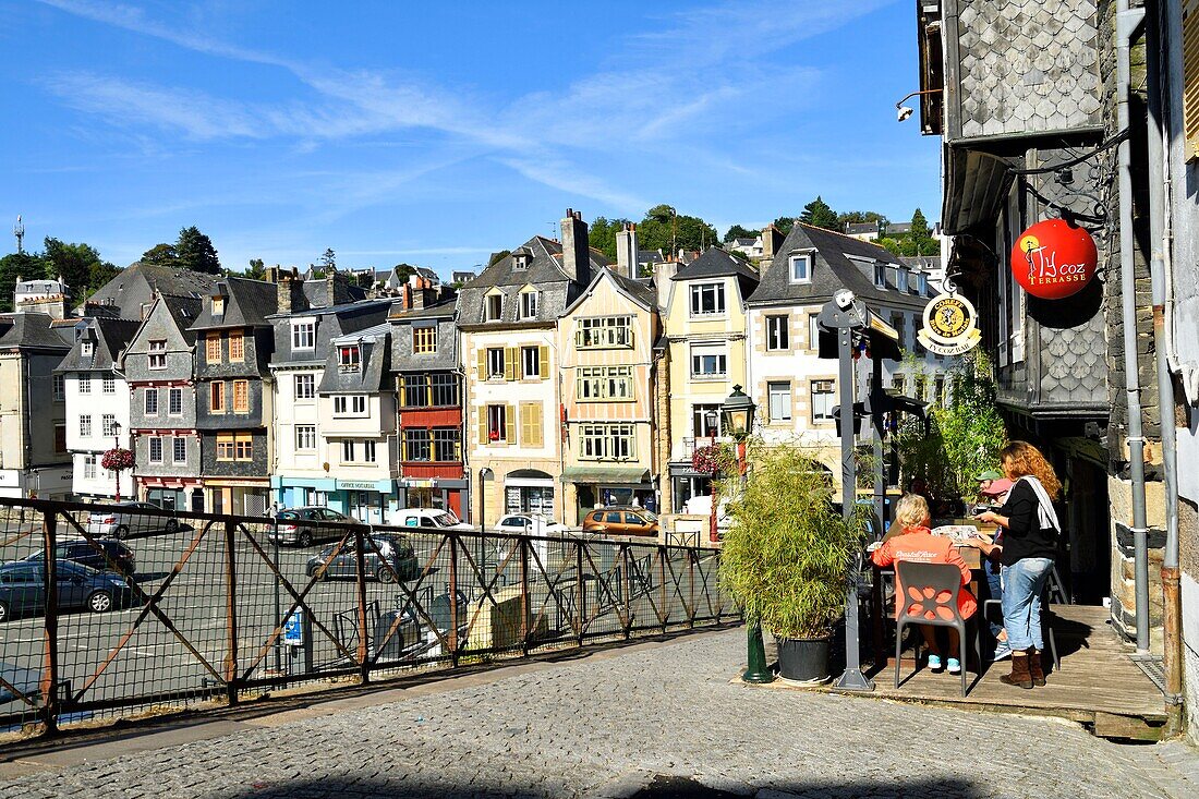 Frankreich,Finistere,Morlaix,Place Allende,Ty Coz Bar