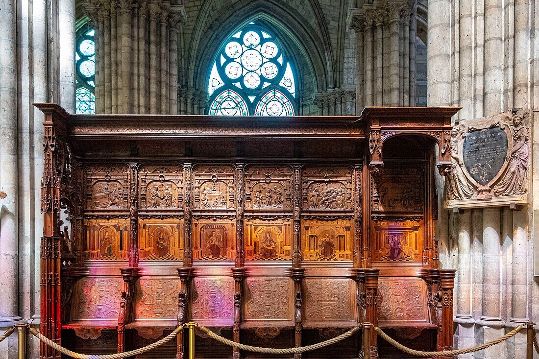 Frankreich,Seine Saint Denis,Saint Denis,die Basilika der Kathedrale,das hölzerne Herz