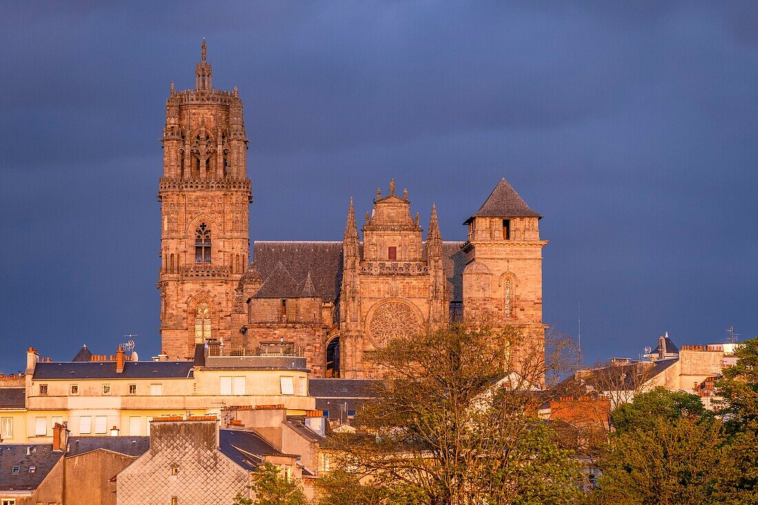 France,Aveyron,Rodez,the cathedral dating from the 13th 16th centuries