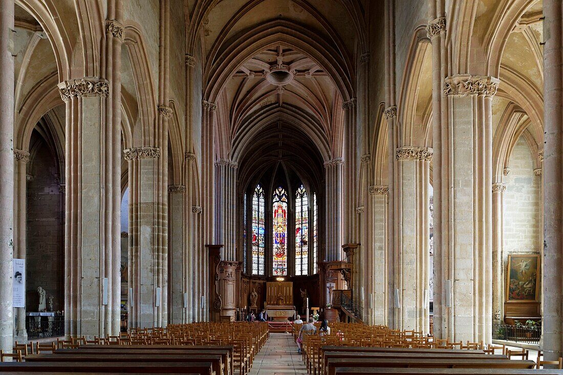 Frankreich,Cote d'Or,Dijon,von der UNESCO zum Weltkulturerbe erklärte Gegend,die Kirche Saint Michel