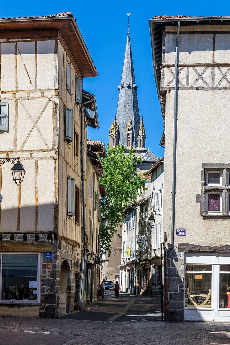 France,Cantal,Aurillac,Saint Geraud church