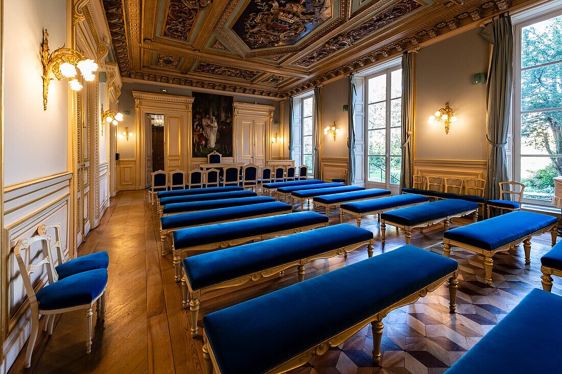 France,Paris,City hall of the 7th arrondissement of Paris,wedding hall