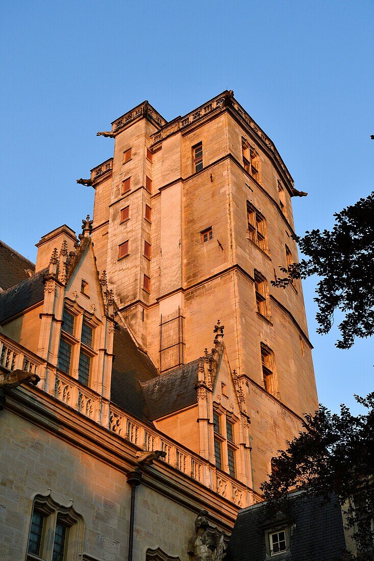 Frankreich,Cote d'Or,Dijon,von der UNESCO zum Weltkulturerbe erklärtes Gebiet,Palast der Herzöge von Burgund,der Turm von Philippe le Bon
