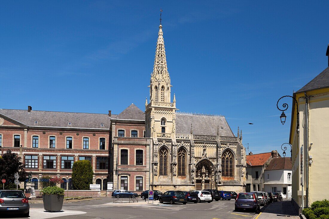 Frankreich,Pas de Calais,Montreuil sur Mer,Saint Nicolas katholische Kapelle des Hôtel Dieu