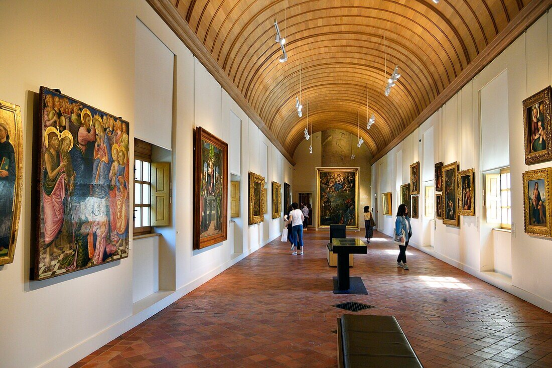 France,Cote d'Or,Dijon,area listed as World Heritage by UNESCO,Musee des Beaux Arts (Fine Arts Museum) in the former palace of the Dukes of Burgundy,Italian room painters