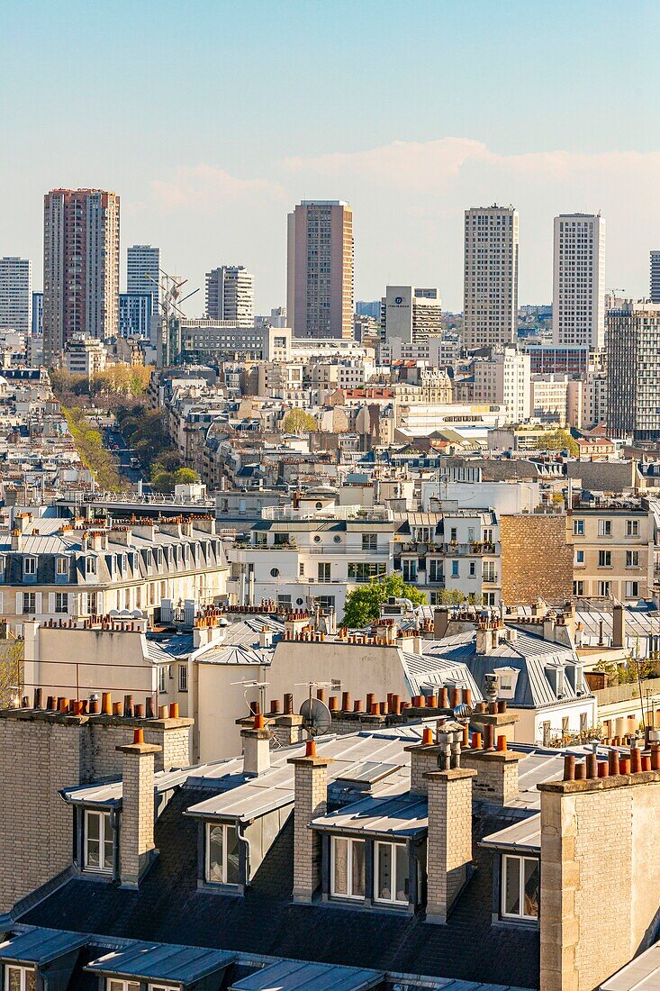 Frankreich,Paris,die Dächer von Paris,das Viertel der Türme des Place d'Italie
