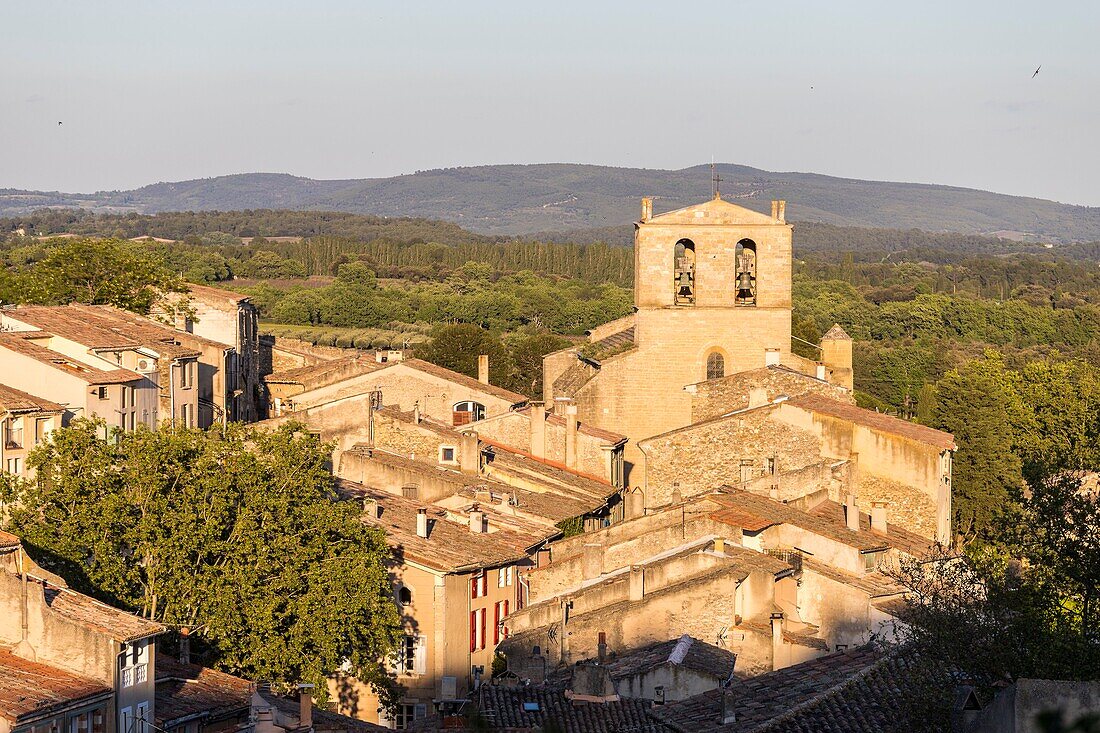 France,Vaucluse,Regional Natural Park of Luberon,Cucuron,the Notre Dame de Beaulieu church