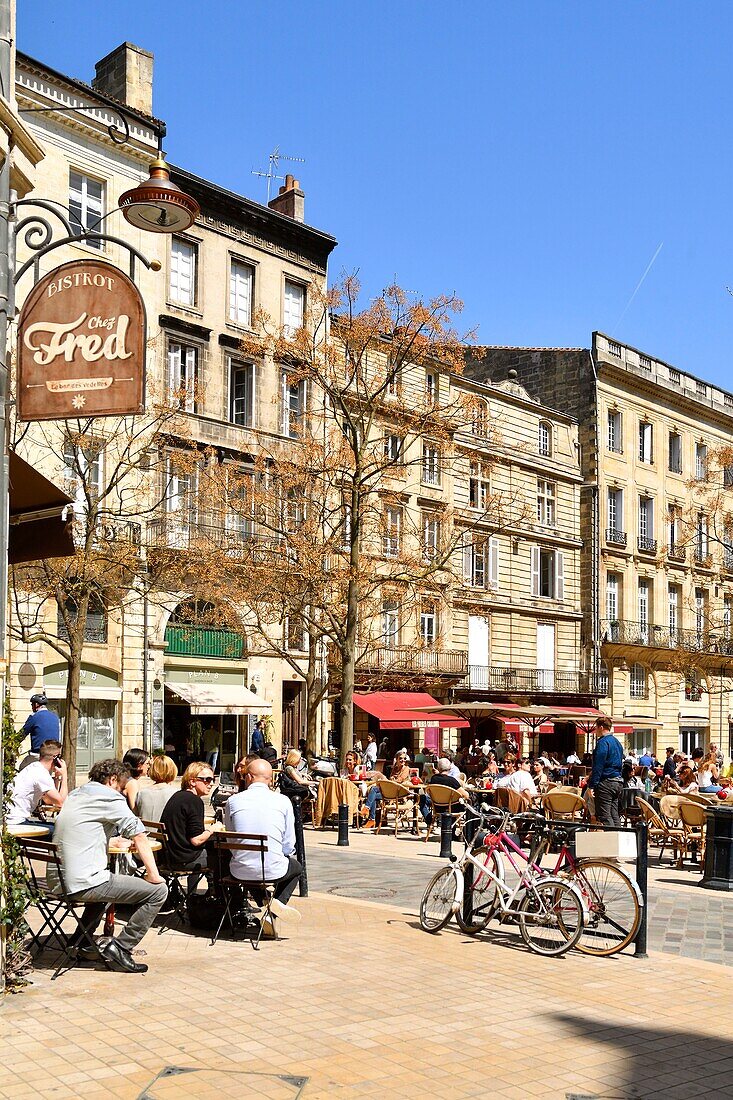 Frankreich,Gironde,Bordeaux,Bezirk ein Weltkulturerbe von UNESCO,Bezirk von Saint Peter,place du Palais