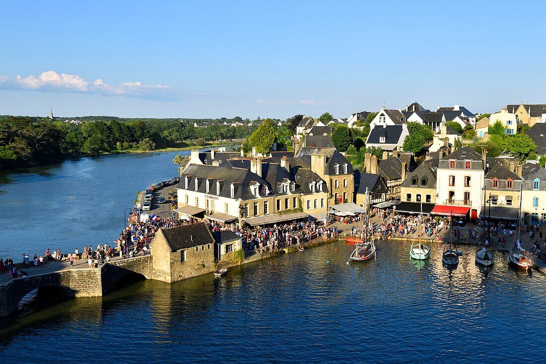 Frankreich,Morbihan,Auray,Golf von Morbihan,Hafen von Saint Goustan