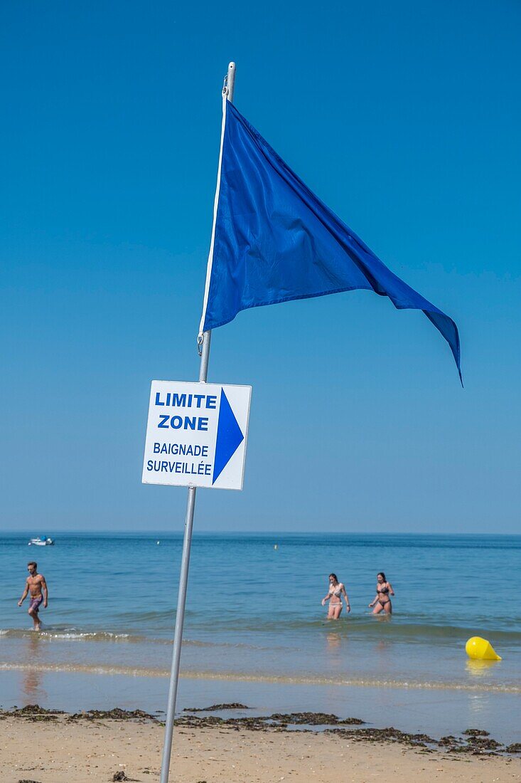Frankreich,Charente Maritime,Insel Oleron,Badeplätze überwacht