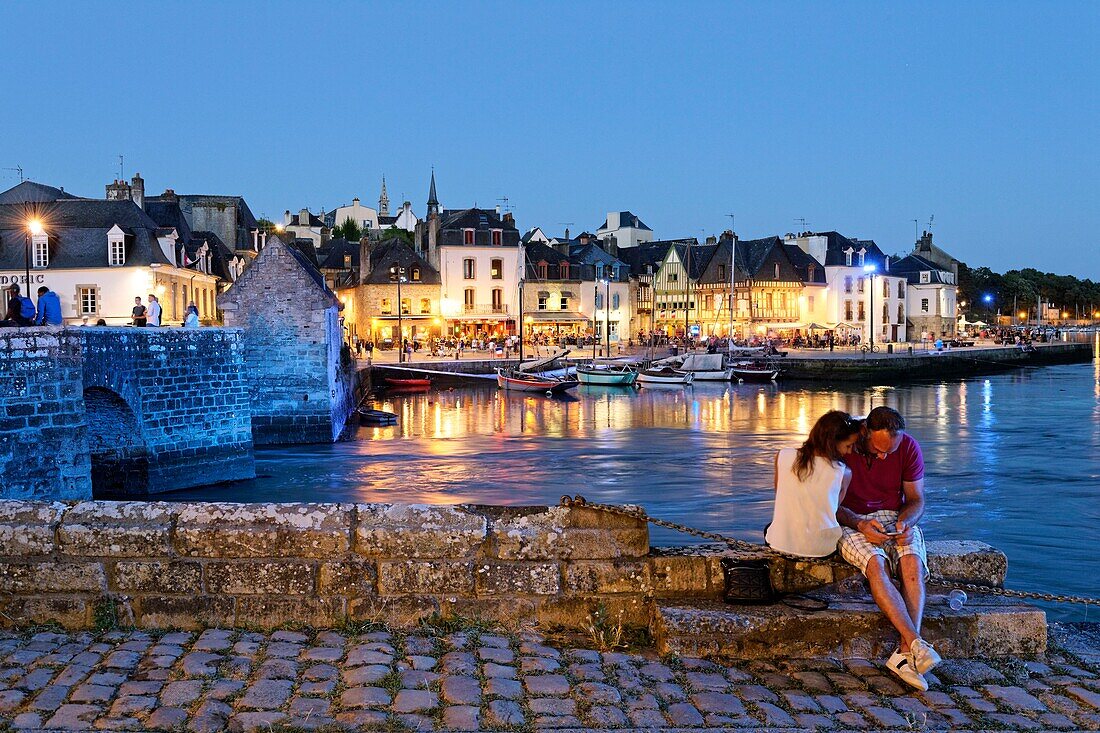 France,Morbihan,Auray,Gulf of Morbihan,harbour of Saint Goustan