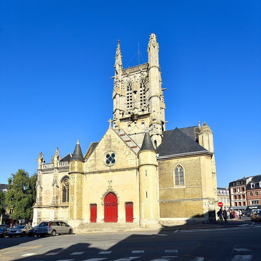 Frankreich,Seine Maritime,Pays de Caux,Cote d'Albatre (Alabasterküste),Fecamp,Kirche Saint Etienne