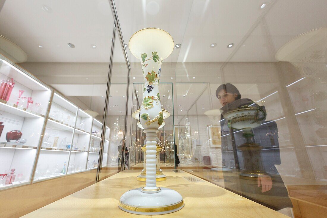 Frankreich,Meurthe et Moselle,Baccarat,Museum der Manufacture de cristal de Baccarat,Vase für die Weltausstellung in Paris 1855