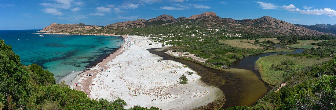 France,Haute Corse,near Ile Rousse,Agriates desert,Anse de Peraiola,Ostriconi beach