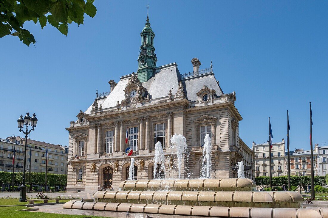 Frankreich,Hauts de Seine,Levallois Perret,Rathaus