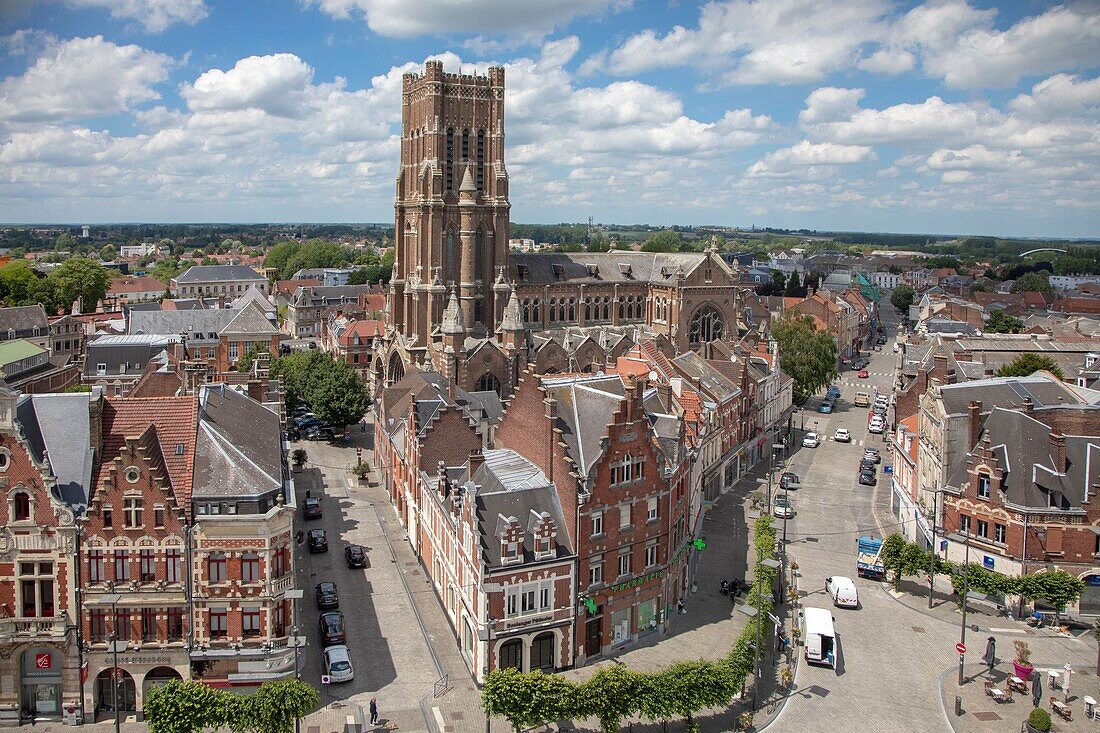 Frankreich,Pas de Calais,Bethune,Kirche Saint-Vaast