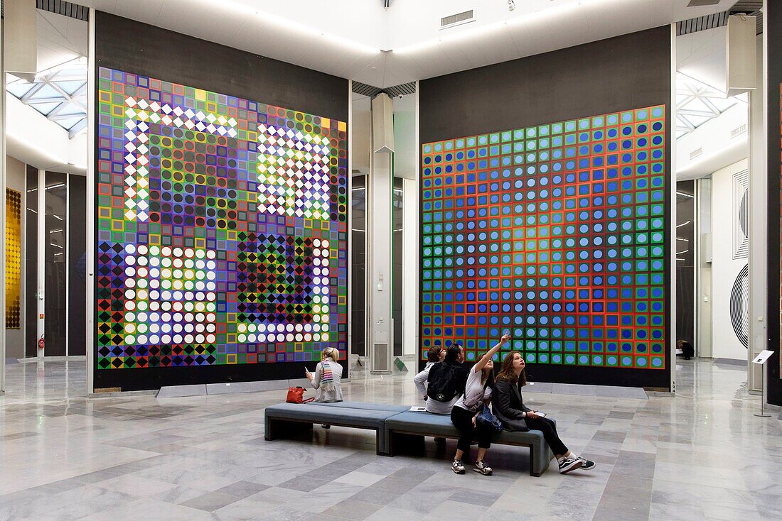 France,Bouches du Rhone,Aix en Provence,Vasarely fondation