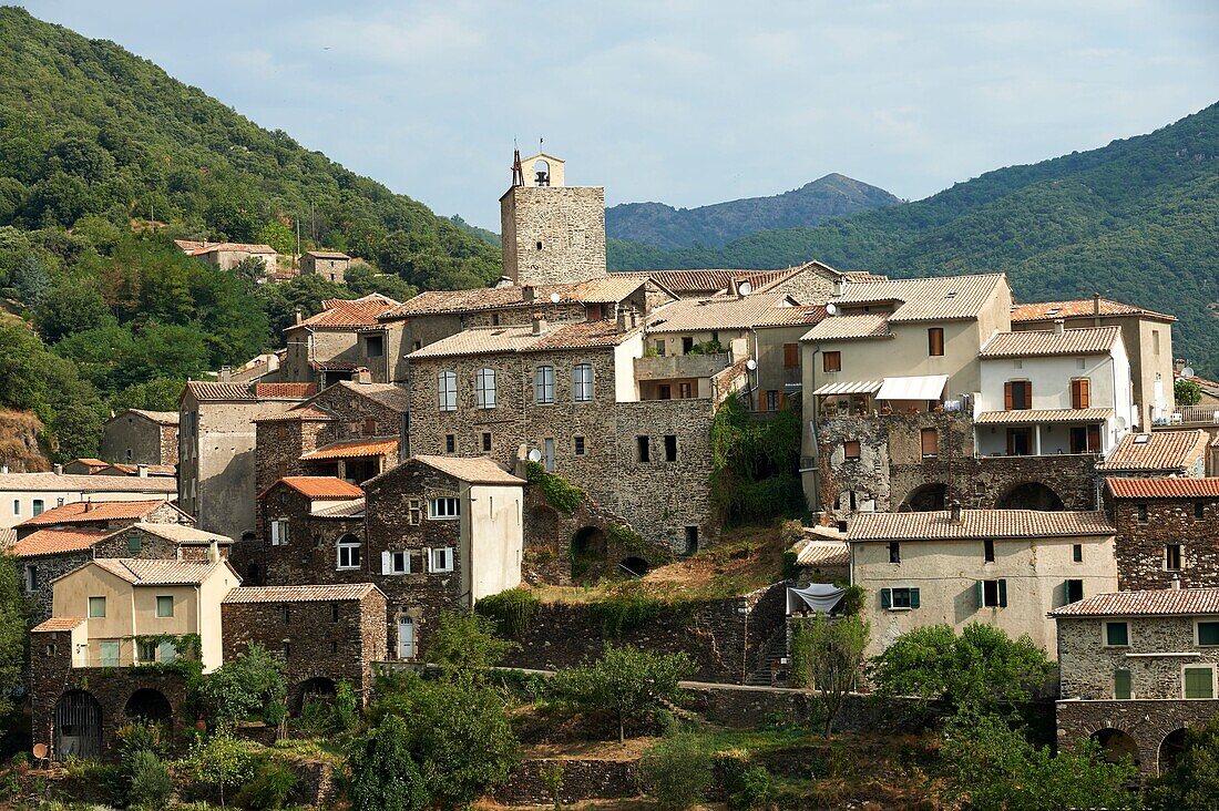 France,Gard,Cevennes,Saint Martial,medieval village