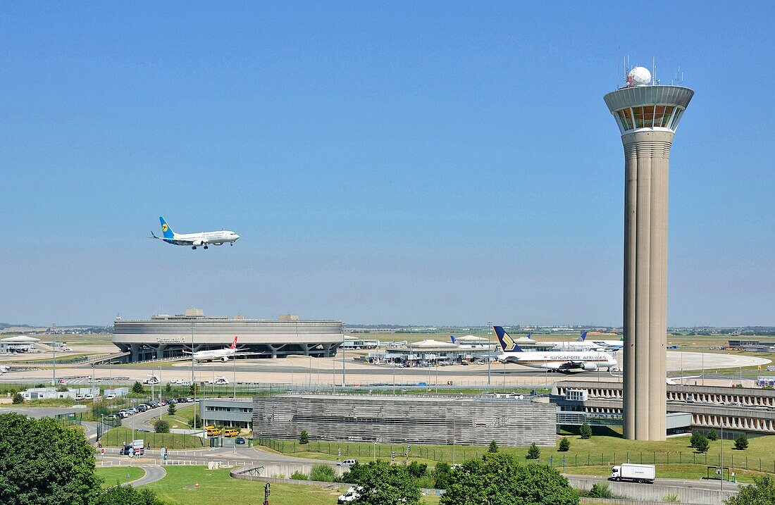 Frankreich,Val d'Oise,Roissy en france,Flughafen von Paris Charles de Gaulle