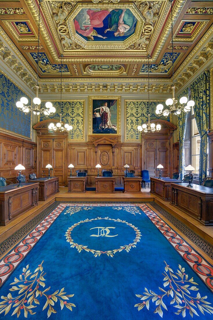 France,Paris,Ile de la Cité,Palace of Justice,Court of Cassation,Commercial Room