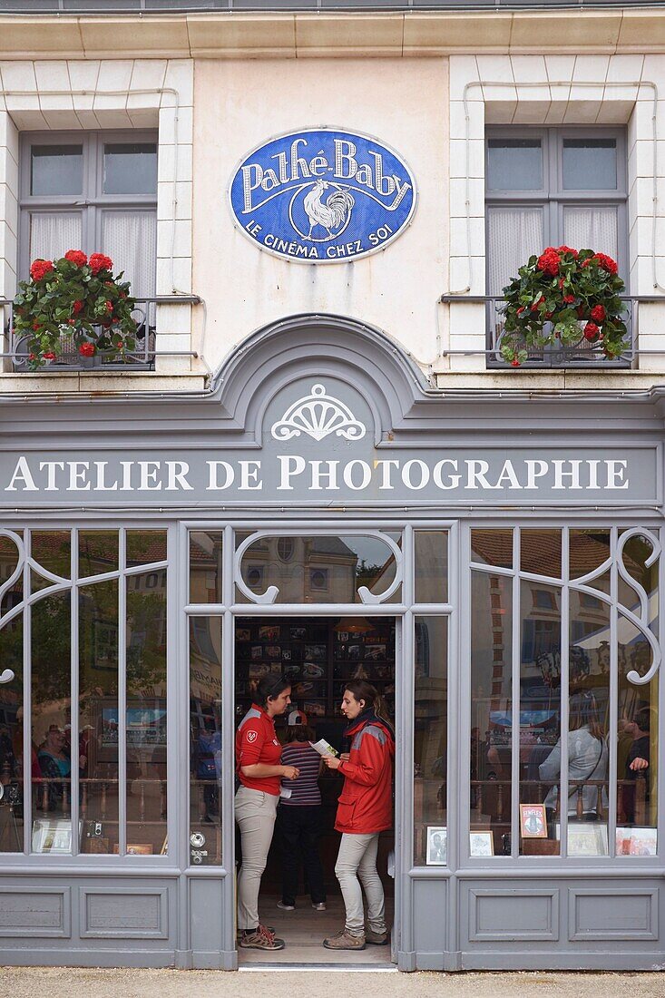 France,Vendee,Les Epesses,Le Puy du Fou historical theme park,the village 1900,photography workshop