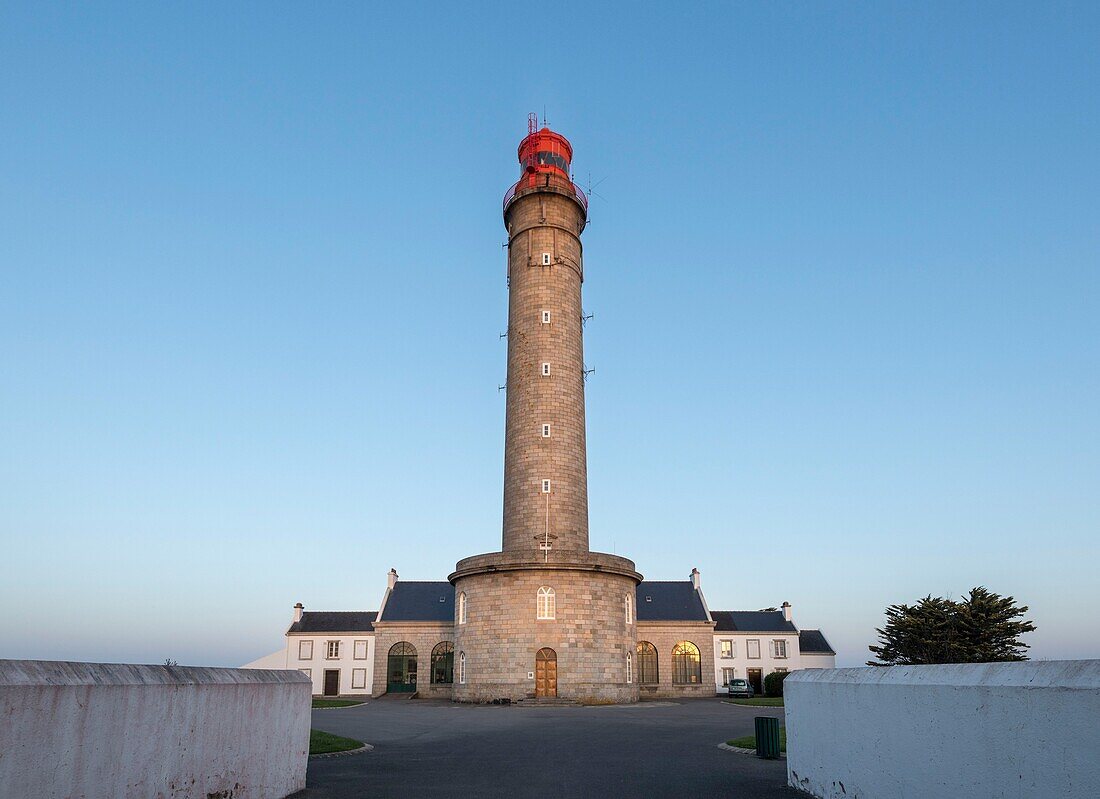 Frankreich,Morbihan,Belle-Ile Insel,Bangor,der Leuchtturm von Goulphar oder der große Leuchtturm von Kervilahouen