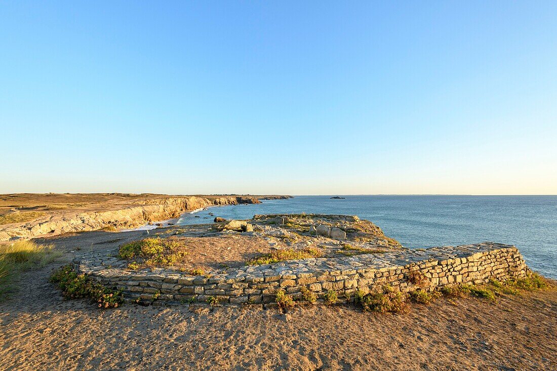 Frankreich,Morbihan,Saint-Pierre-Quiberon,megalithische Stätte von Port Blanc