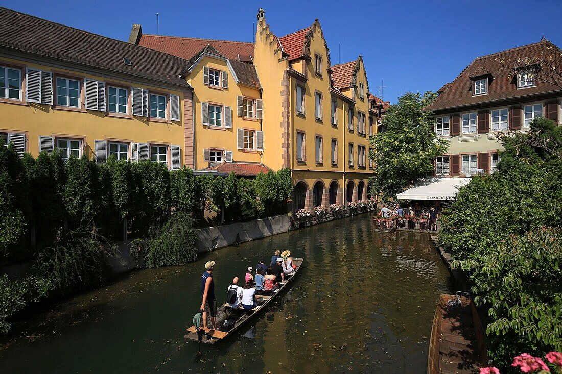 Frankreich,Haut Rhin,Colmar,Klein Venedig in Colmar,Blick auf die Lauch (Fluss)