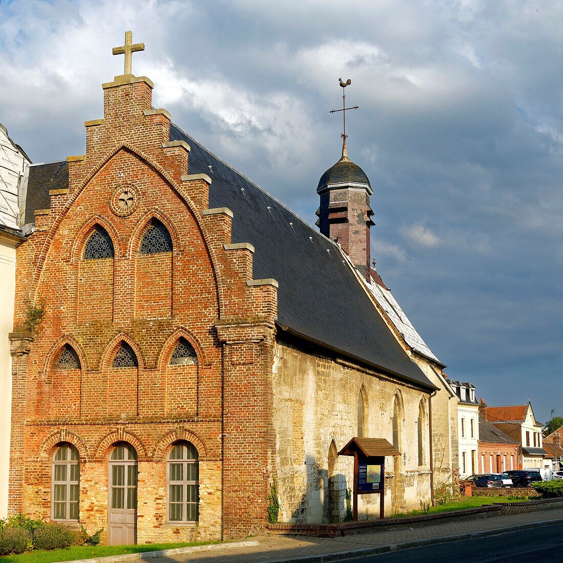 France,Somme,Rue,the Hospice chapel,built in the 16th century