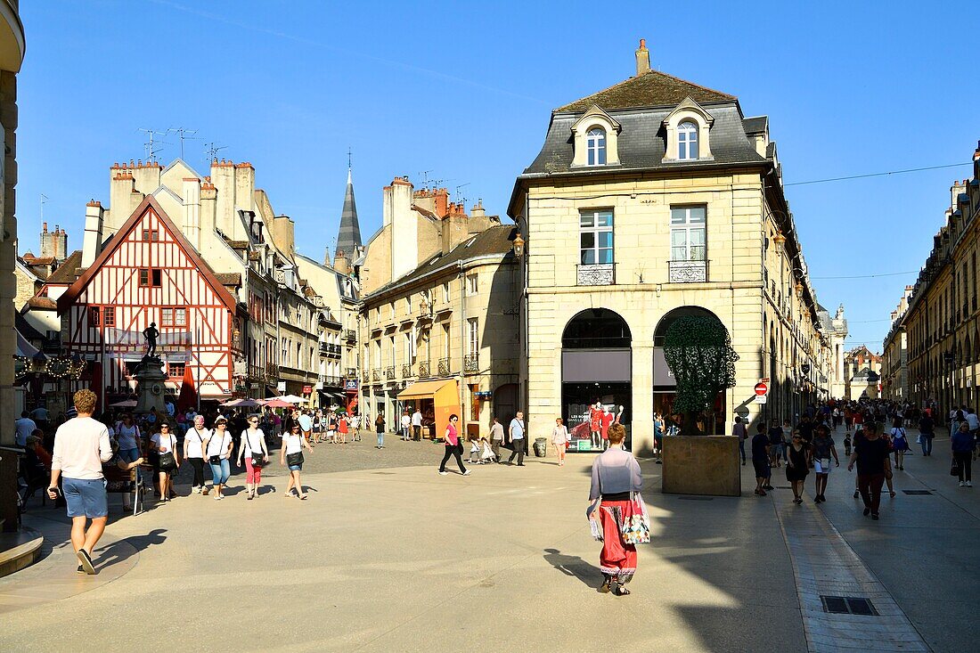 France,Cote d'Or,Dijon,area listed as World Heritage by UNESCO,place Francois Rude