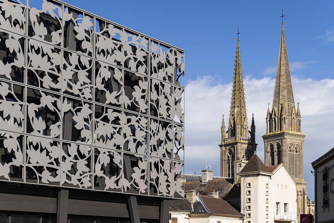 France,Calvados,Cote de Nacre,Douvres la Delivrande,Basilica Notre Dame de la Deliverance