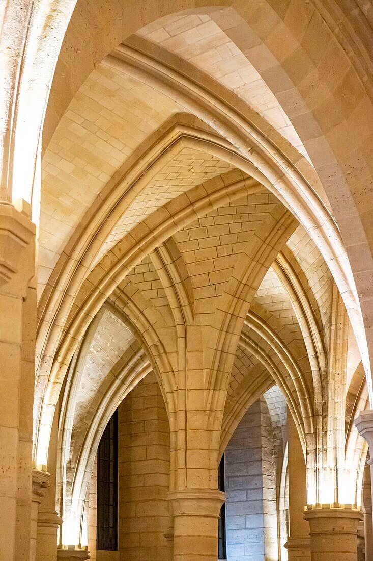 Frankreich,Paris,von der UNESCO zum Weltkulturerbe erklärtes Gebiet,Ile de la Cite,die Conciergerie im Palais de Justice,der Salle des gens d'armes