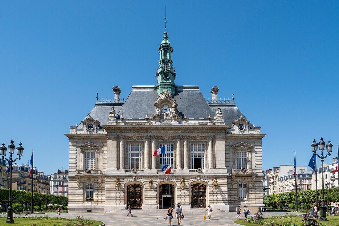 Frankreich,Hauts de Seine,Levallois Perret,Rathaus