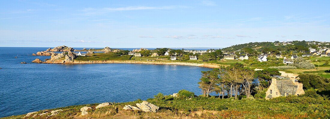 France,Finistere,Morlaix bay,Plougasnou,Pointe de Diben