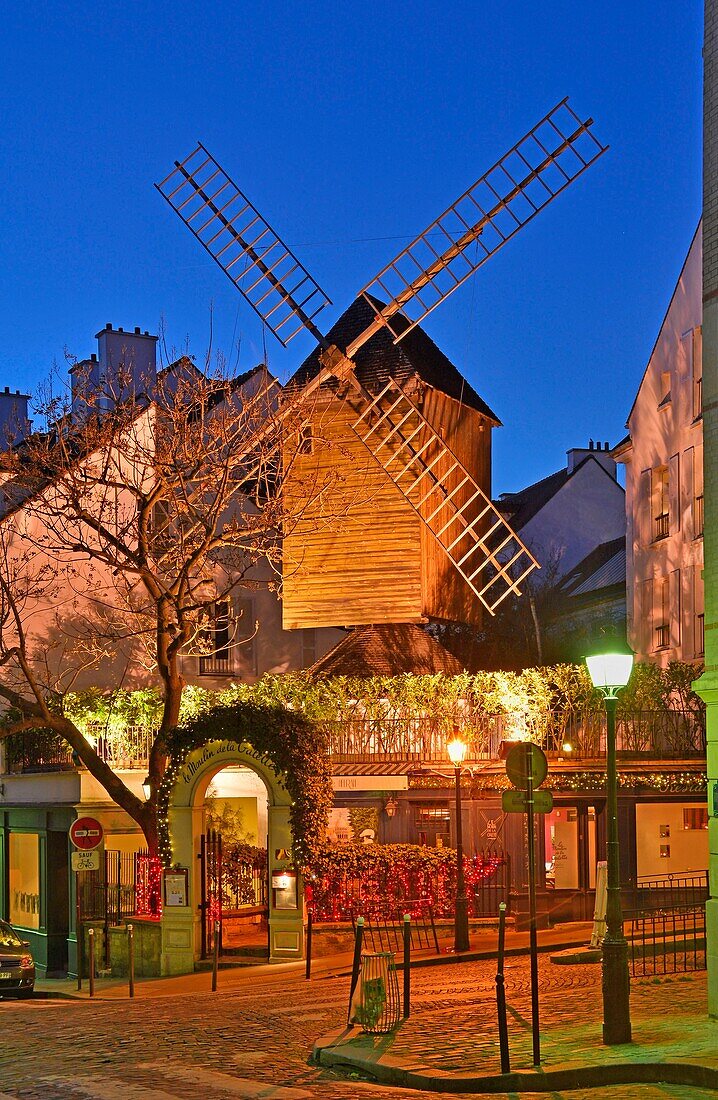 France,Paris,Butte Montmartre,Moulin de la Galette
