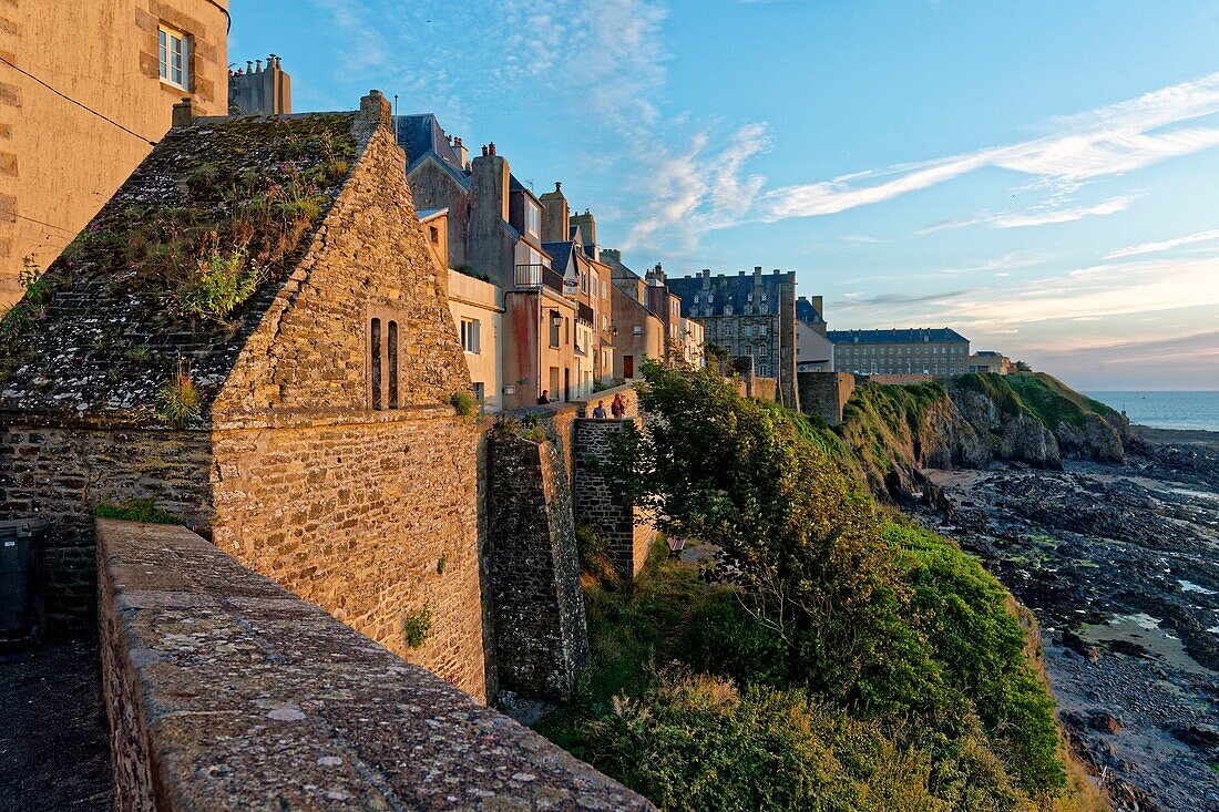 France,Manche,Cotentin,Granville,the Upper Town built on a rocky headland on the far eastern point of the Mont Saint Michel Bay