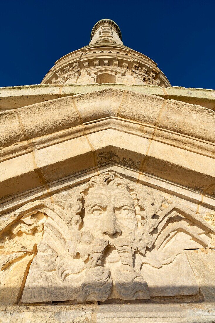 Frankreich,Gironde,Verdon sur Mer,Felsplateau von Cordouan,Leuchtturm von Cordouan,von der UNESCO zum Weltkulturerbe erklärt,Gesamtansicht