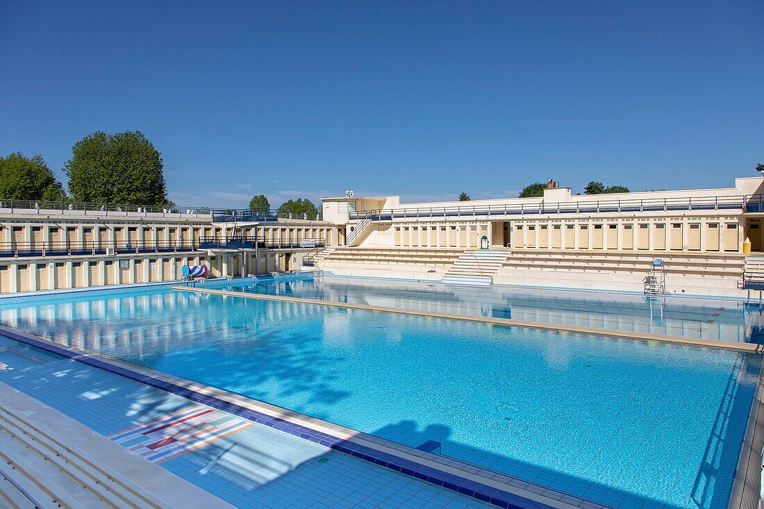 Frankreich,Pas de Calais,Bruay la Buissiere,Salengro Schwimmbad im Art-Deco-Stil
