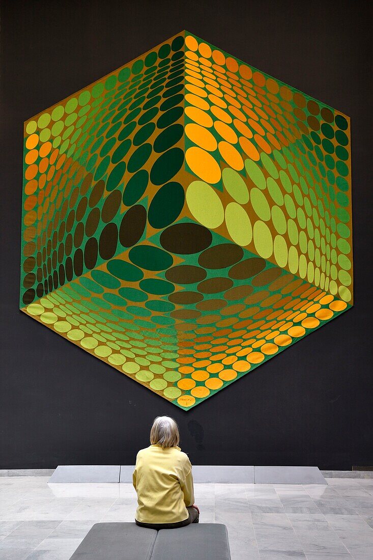 France,Bouches du Rhone,Aix en Provence,Vasarely fondation