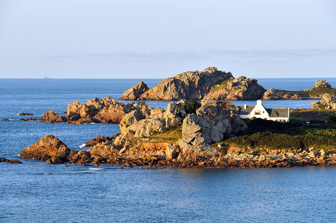 France,Finistere,Morlaix bay,Plougasnou,Pointe de Diben