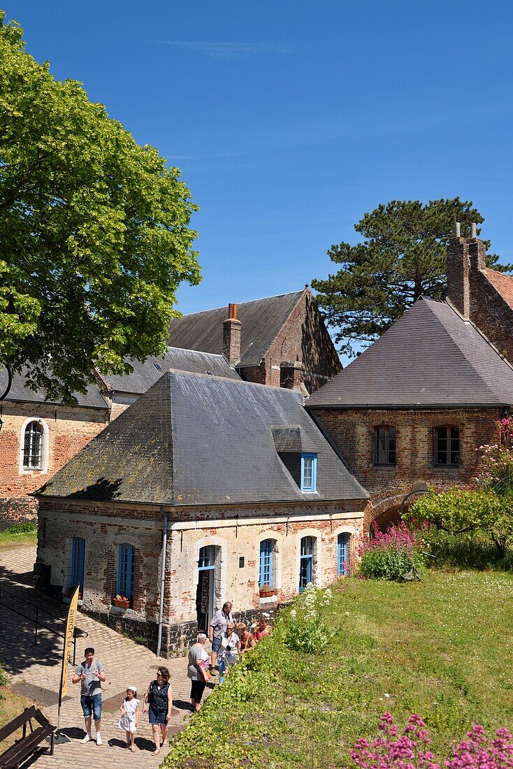 Frankreich,Pas de Calais,Montreuil sur Mer,unter Karl dem 10. erbaute und von Vauban vervollkommnete Zitadelle,Eingang des Gardekorps des königlichen Schlosses