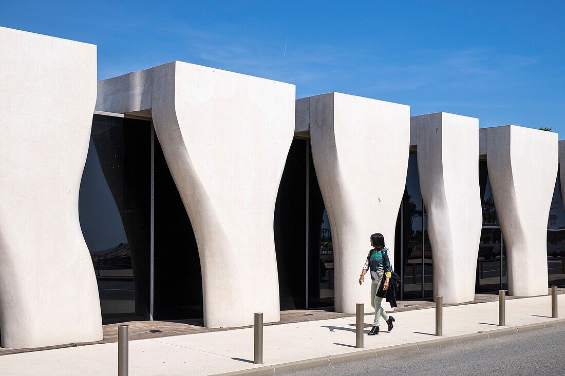 France,Alpes-Maritimes,Menton,the Jean Cocteau Museum built in 2008 by architect Rudy Ricciotti