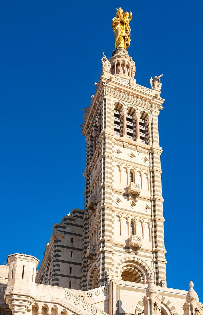 France,Bouches du Rhone,Marseille,Notre Dame de la Garde