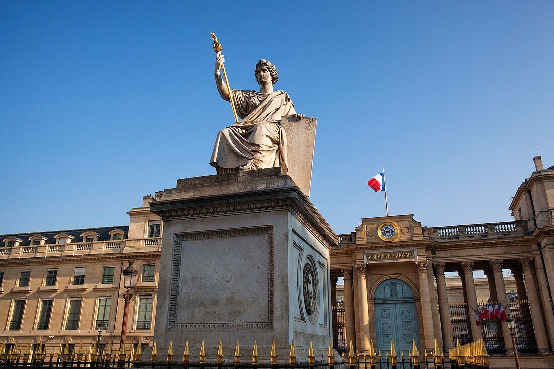 Frankreich,Paris,Weltkulturerbe der UNESCO,Palais Bourbon,Sitz der Assemblee Nationale (Französische Nationalversammlung)