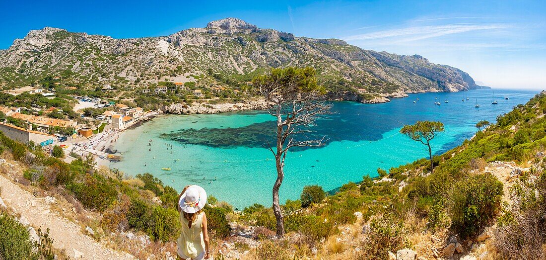 Frankreich,Bouches du Rhone,Nationalpark der Calanques,Marseille,die Calanque von Sormiou