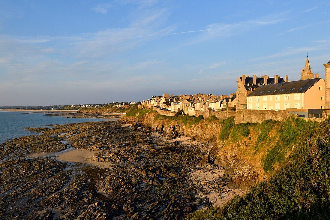 France,Manche,Cotentin,Granville,the Upper Town built on a rocky headland on the far eastern point of the Mont Saint Michel Bay