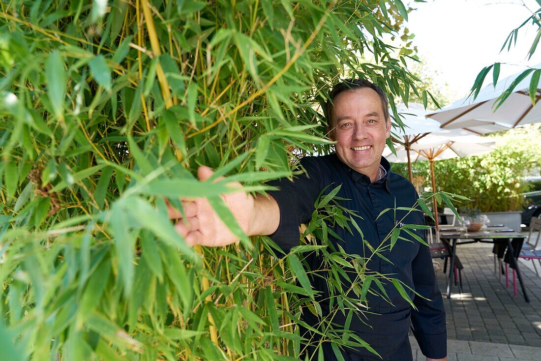 France,Haute Garonne,Castanet Tolosan,Table Merville,restaurant,Thierry Merville,Michelin starred chef,godfather of the Encyclopedia of Fruits and Vegetables in Occitanie